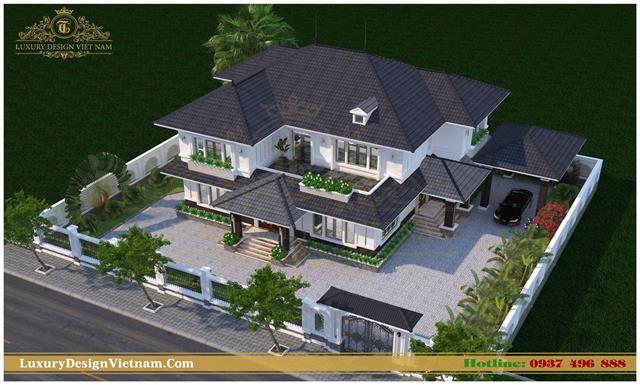 Biệt thự 2 tầng đẹp