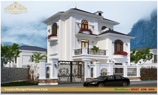 Biệt thự tân cổ điển 3 tầng